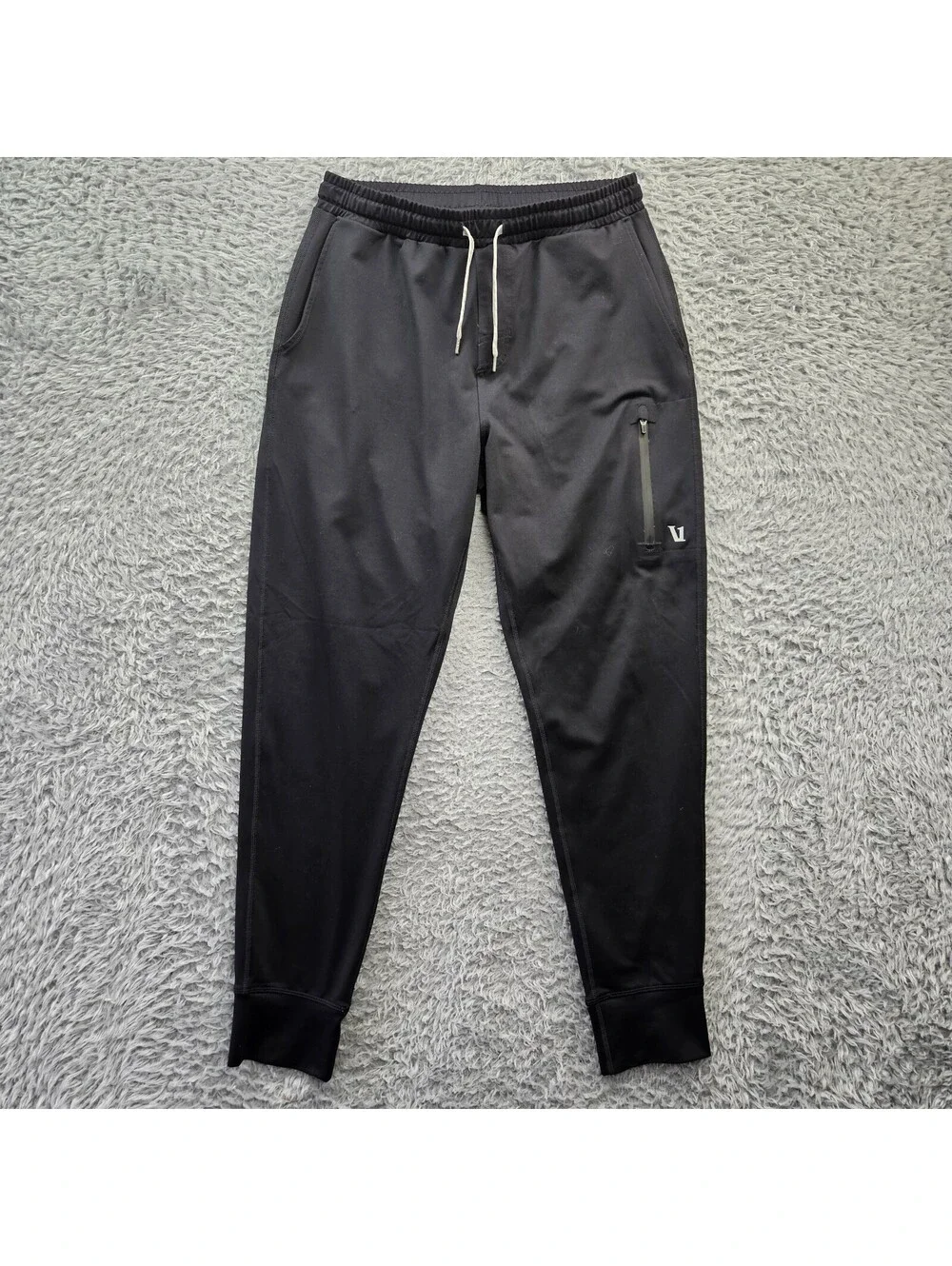 VUORI Sunday Performance Jogger Pants Men Small #V416 Black Taper
